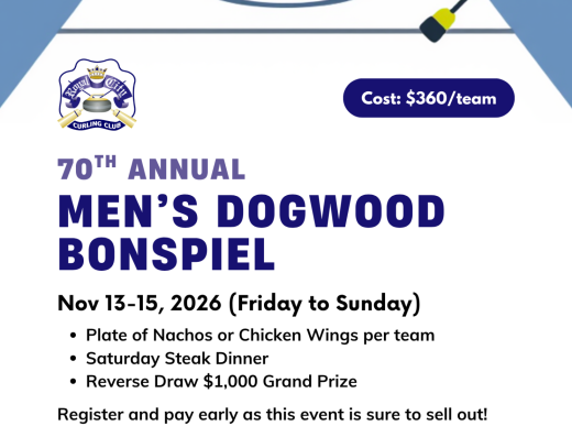Men’s Dogwood Bonspiel – Royal City Curling Club