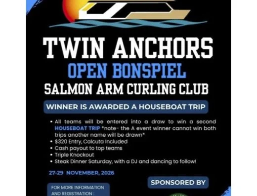 Twin Anchors Open Bonspiel – Salmon Arm Curling Club