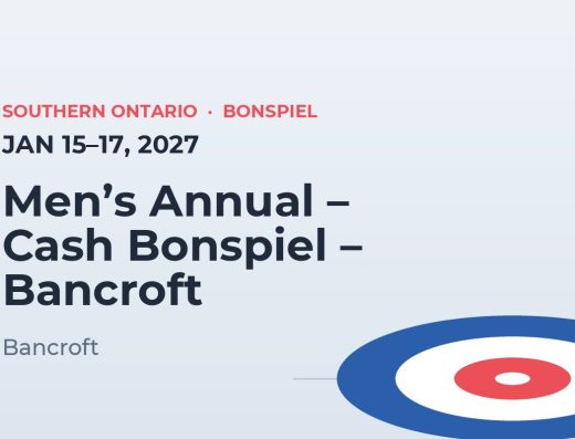 Men’s Annual – Cash Bonspiel – Bancroft
