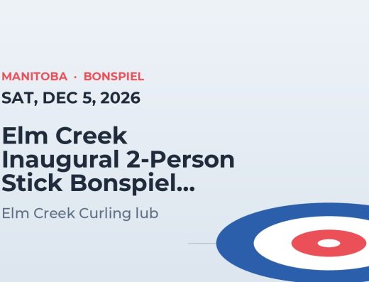 Elm Creek Inaugural 2-Person Stick Bonspiel – Elm Creek Curling lub