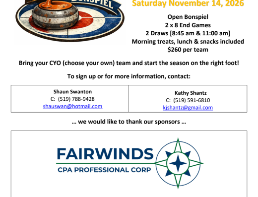 Shake Off The Rust Bonspiel – Ayr