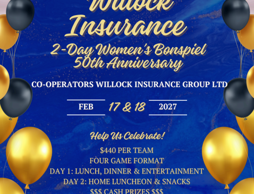 LCC Willock Insurance 2-Day Women’s Invitational Bonspiel – 50th Anniversary – Lindsay