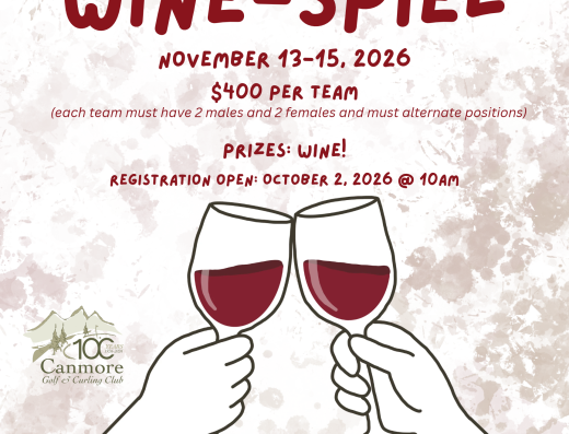 The Canmore Golf & Curling Club Mixed Wine-Spiel
