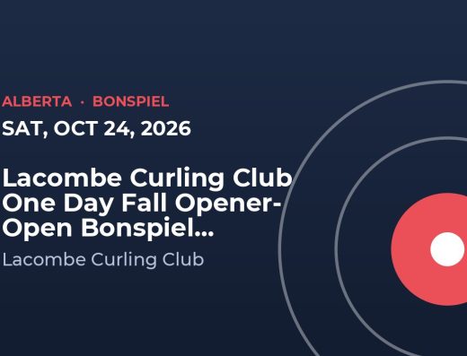 Lacombe Curling Club One Day Fall Opener- Open Bonspiel Bonspiel