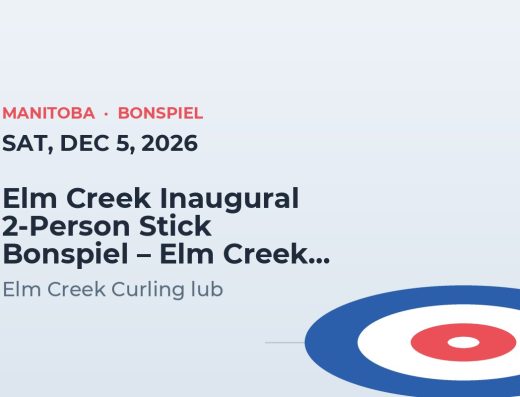 Elm Creek Inaugural 2-Person Stick Bonspiel – Elm Creek Curling lub