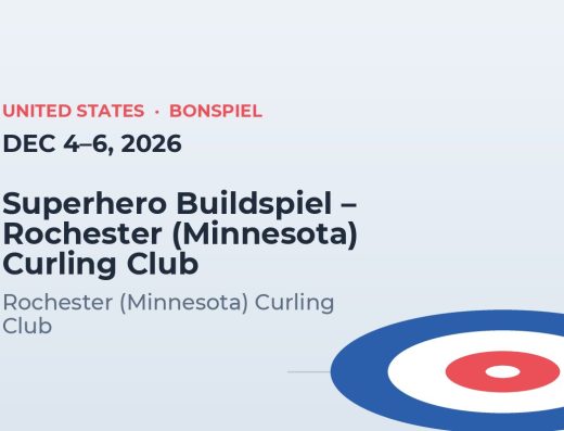 Superhero Buildspiel – Rochester (Minnesota) Curling Club