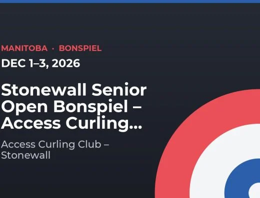 Stonewall Senior Open Bonspiel – Access Curling Club – Stonewall