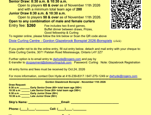 Gordon Glazebrook Bonspiel – Dixie