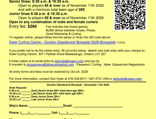 Gordon Glazebrook Bonspiel – Dixie