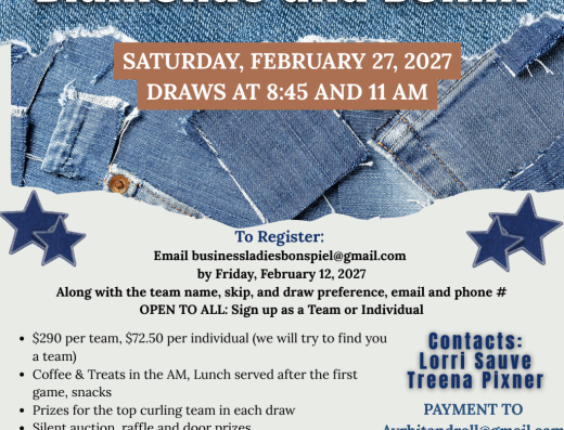 Business Ladies Bonspiel – Diamonds and Denim – Ayr